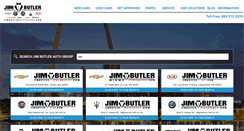 Desktop Screenshot of jimbutlerautogroup.com